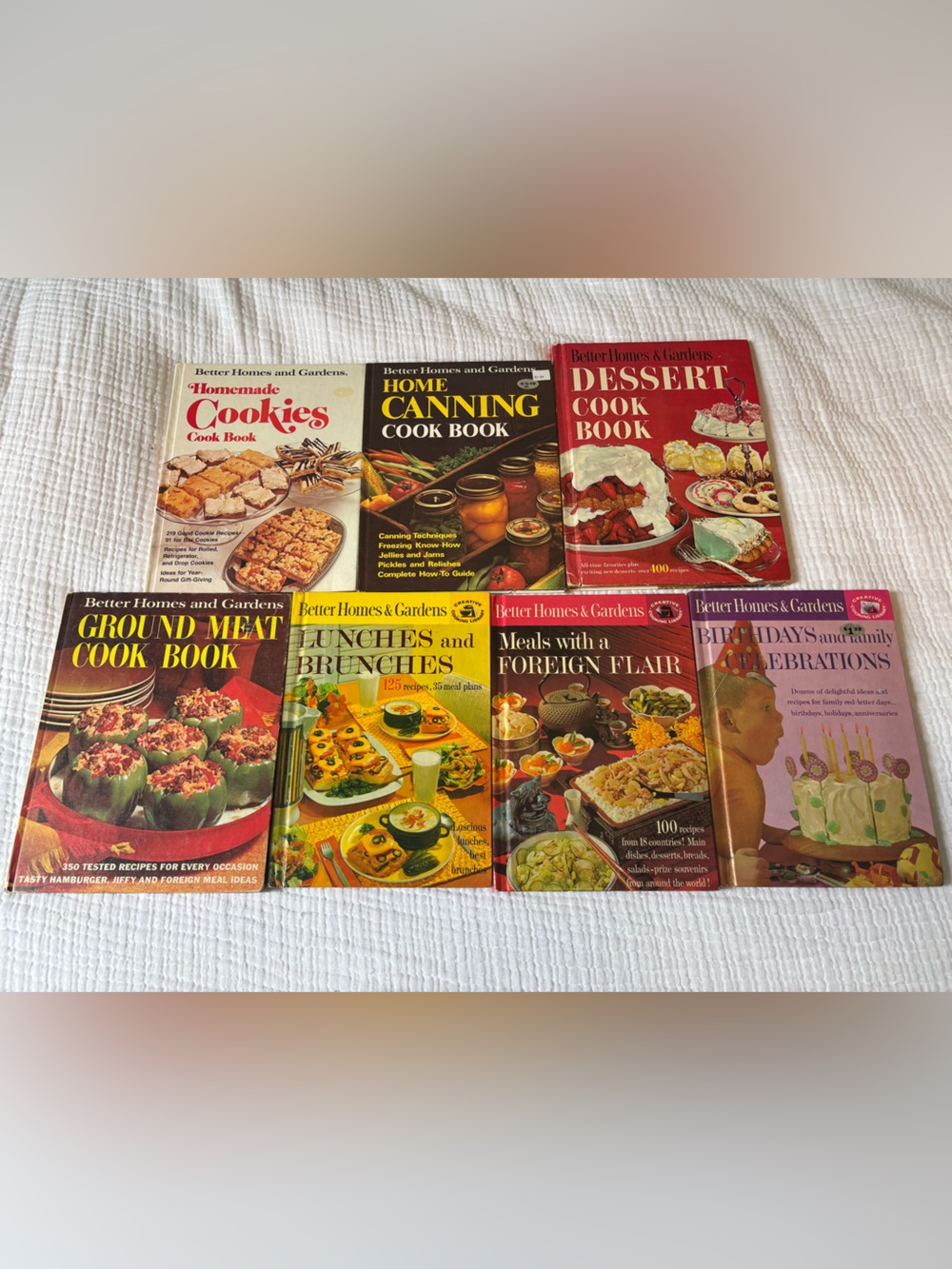 Vintage 60s 70s Better Homes And Gardens Vintage Cookbook Lot